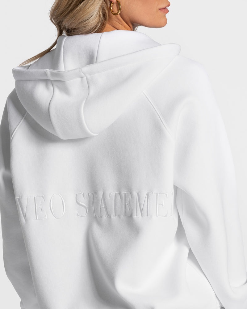 Teveo Statement Oversized Jacket White | TLPL9324