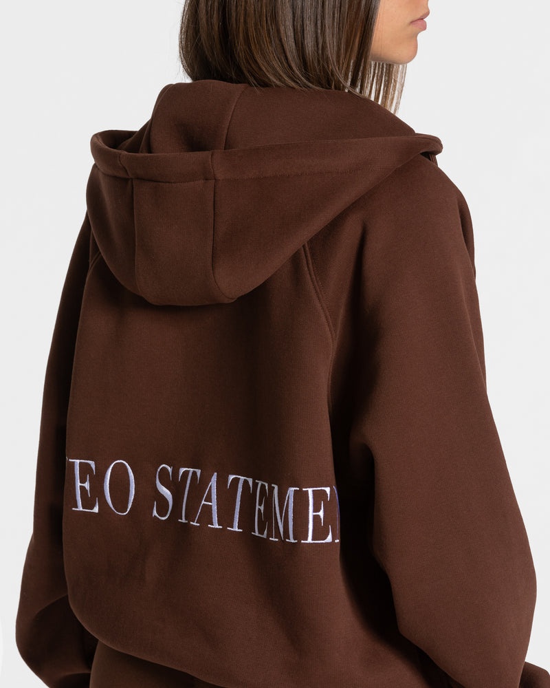 Teveo Statement Oversized Jacket Coffee | RRLW7538