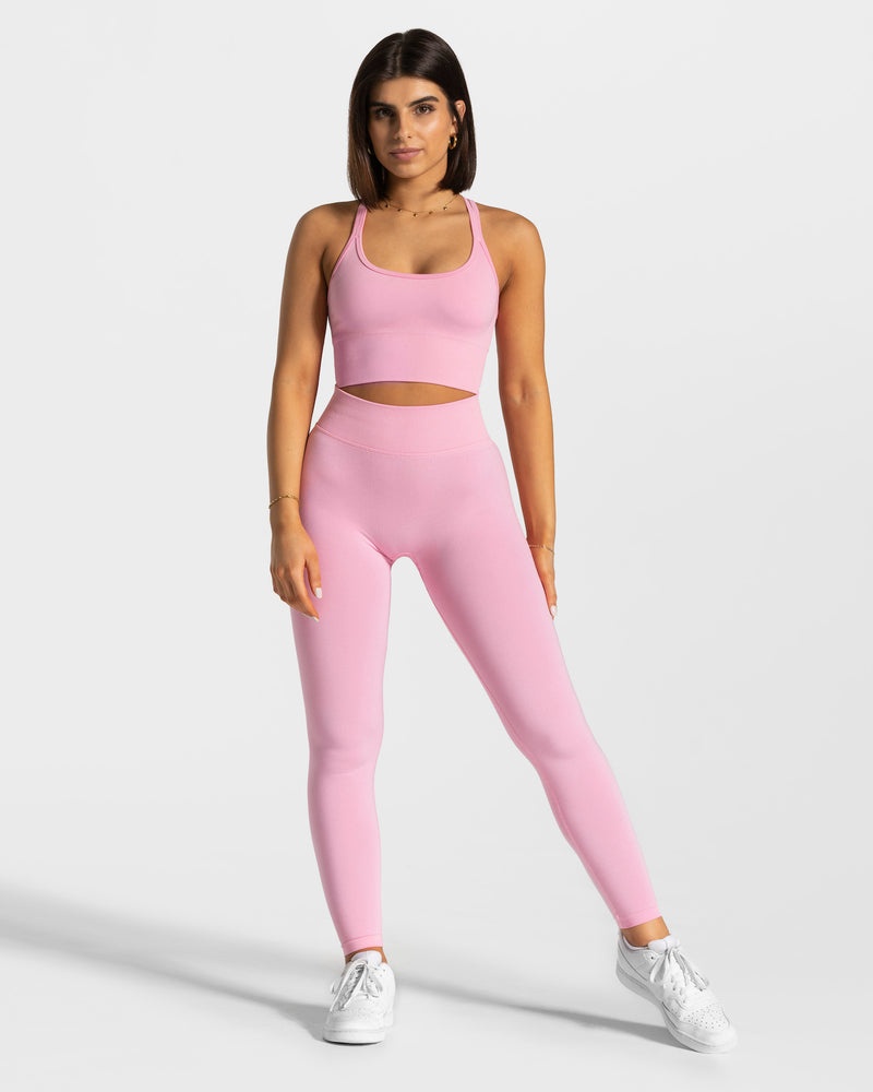 Teveo Statement Scrunch Leggings Pink | DBNP7722