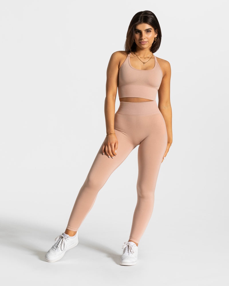 Teveo Statement Scrunch Leggings Pink | MKXK9383