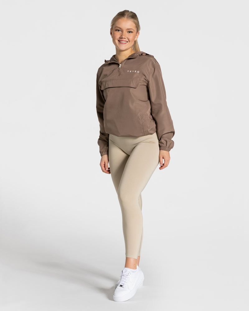 Teveo Statement Windbreaker Beige | MKUB2316