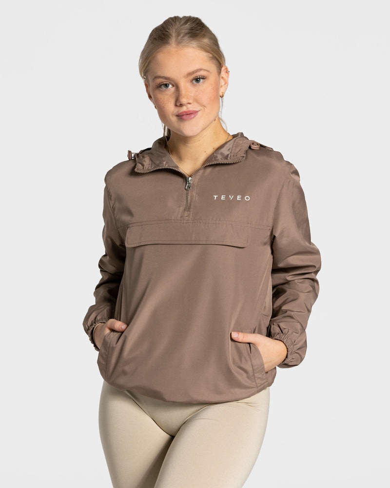 Teveo Statement Windbreaker Beige | MKUB2316