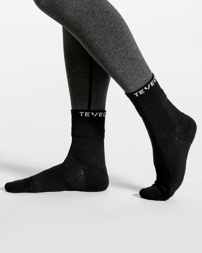 Teveo Air Socks (2pcs) Black | OHVO8839