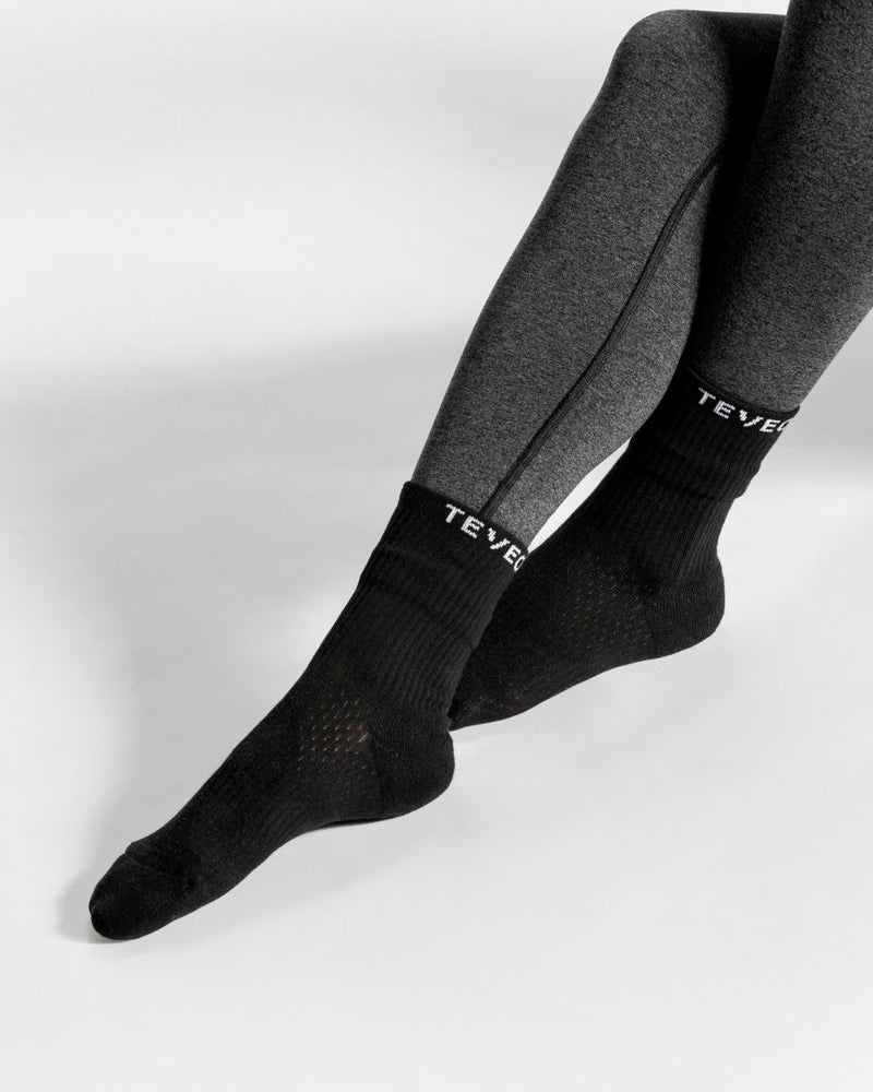 Teveo Air Socks (2pcs) Black | OHVO8839