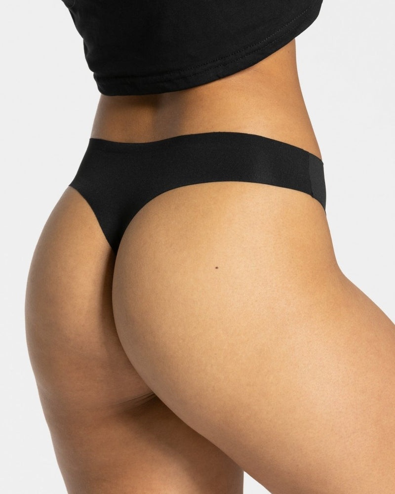 Teveo Seamless Thong (2pcs) Black | ZAAG5319