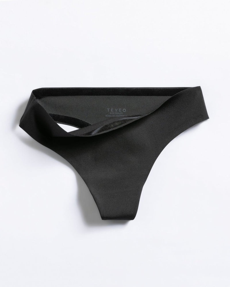 Teveo Seamless Thong (2pcs) Black | ZAAG5319