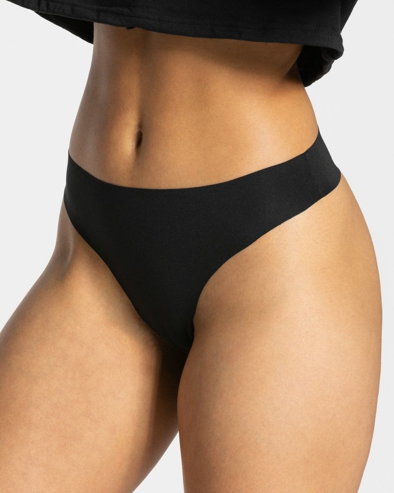 Teveo Seamless Thong (2pcs) Black | ZAAG5319