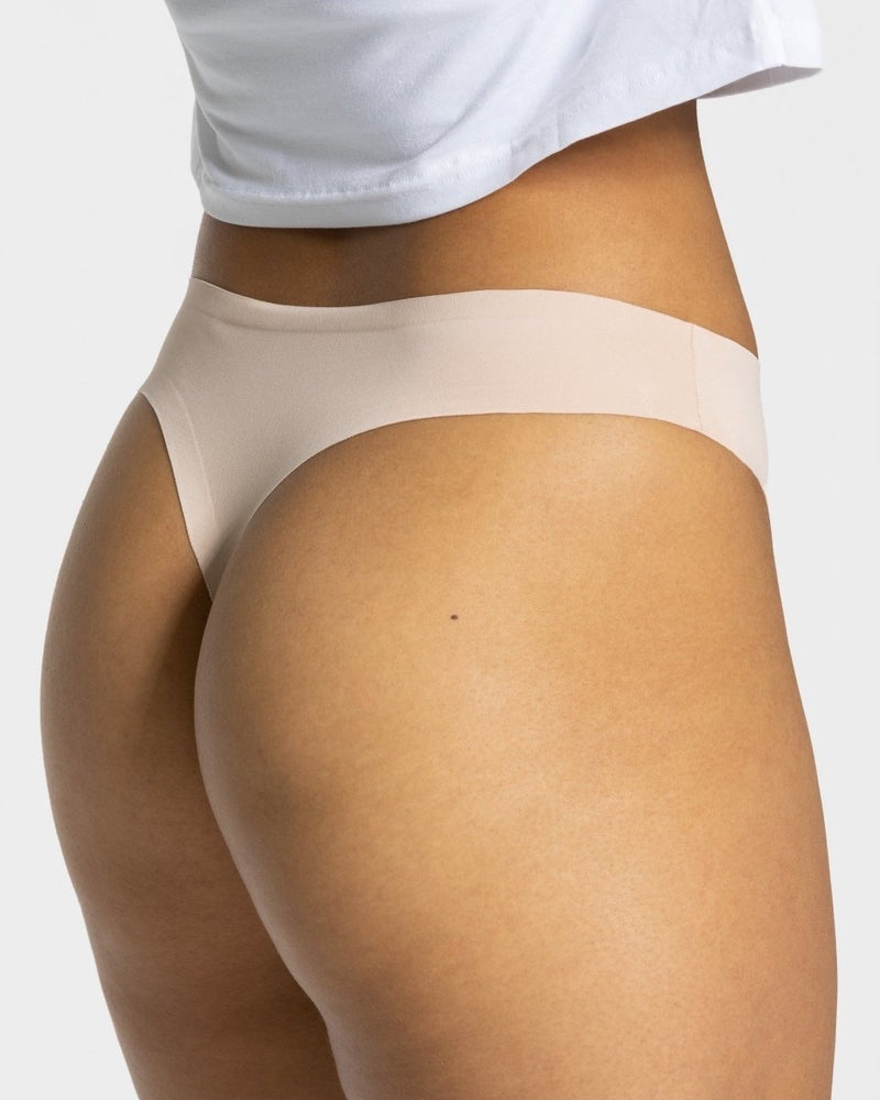 Teveo Seamless Thong (2s) Beige | WHUD9481