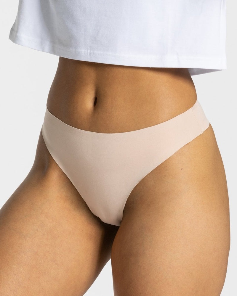 Teveo Seamless Thong (2s) Beige | WHUD9481