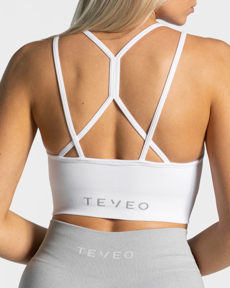 Teveo Timeless Scrunch Bra White | HMMM3511