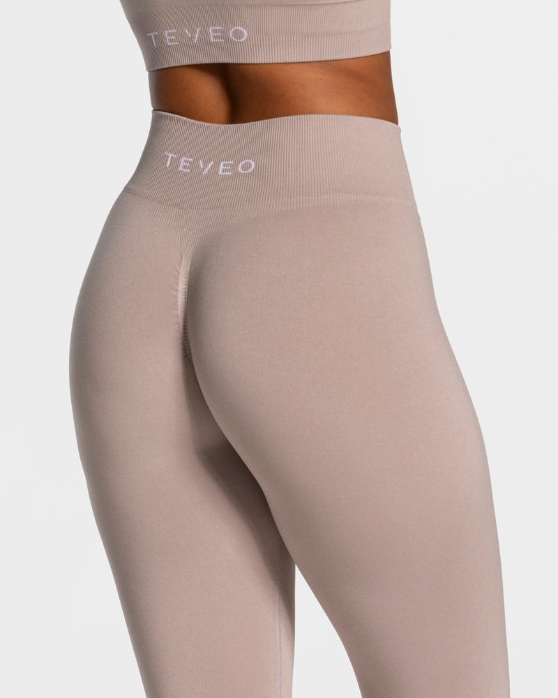 Teveo Timeless Scrunch Leggings Dust | TRVZ4462