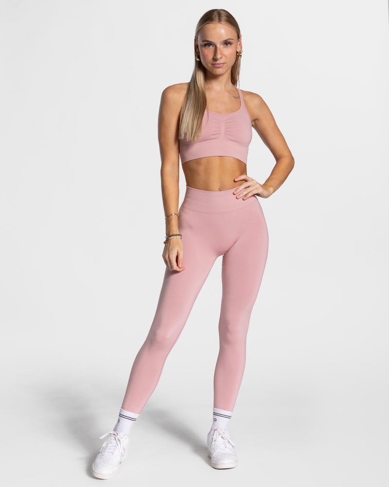 Teveo Timeless Scrunch Leggings Pink | AIYE4007