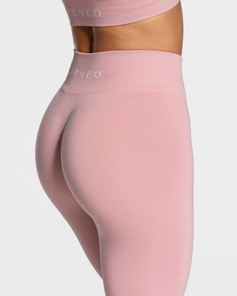 Teveo Timeless Scrunch Leggings Pink | AIYE4007