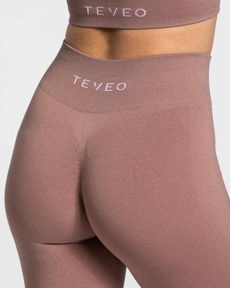 Teveo Timeless Scrunch Leggings Pink | YXXT6272