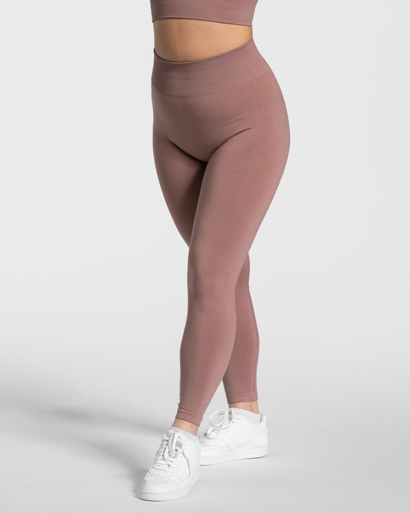 Teveo Timeless Scrunch Leggings Pink | YXXT6272