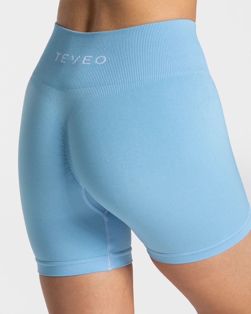 Teveo Timeless Scrunch Short Blue | MJZR8312