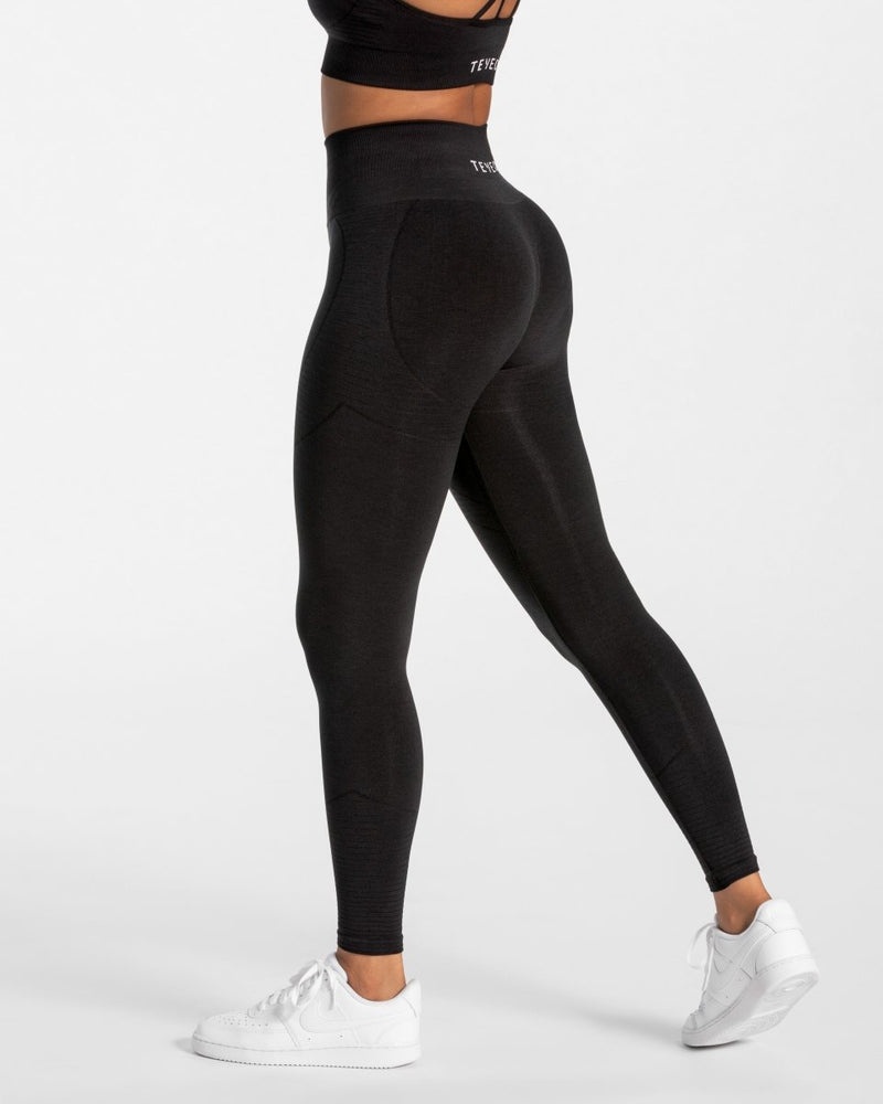 Teveo True Leggings Black | RKQZ7671