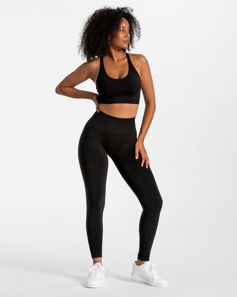 Teveo True Leggings Black | RKQZ7671