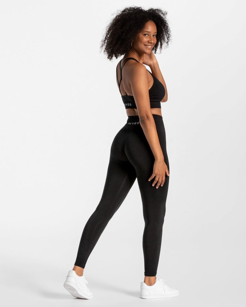 Teveo True Leggings Black | RKQZ7671