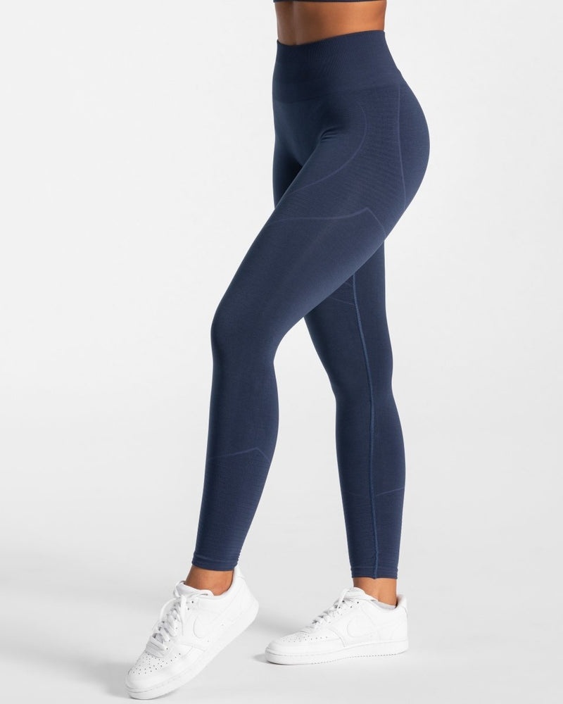 Teveo True Leggings Dark Blue | LYWW6274