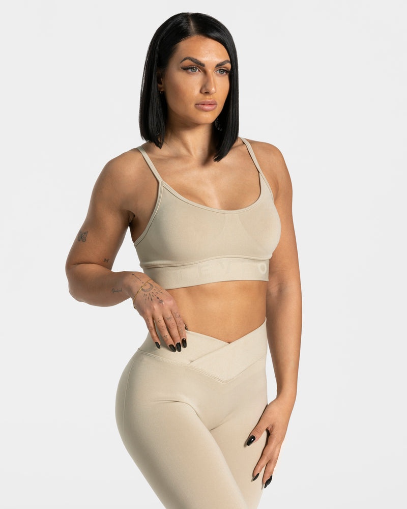 Teveo V-shape Bra Brown | ZUPU6755